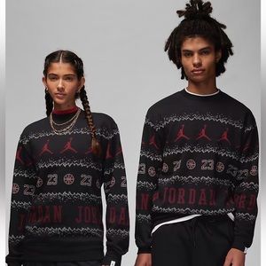 Jordan Essentials “Holiday” Fleece Crew Neck, XXL, NWT